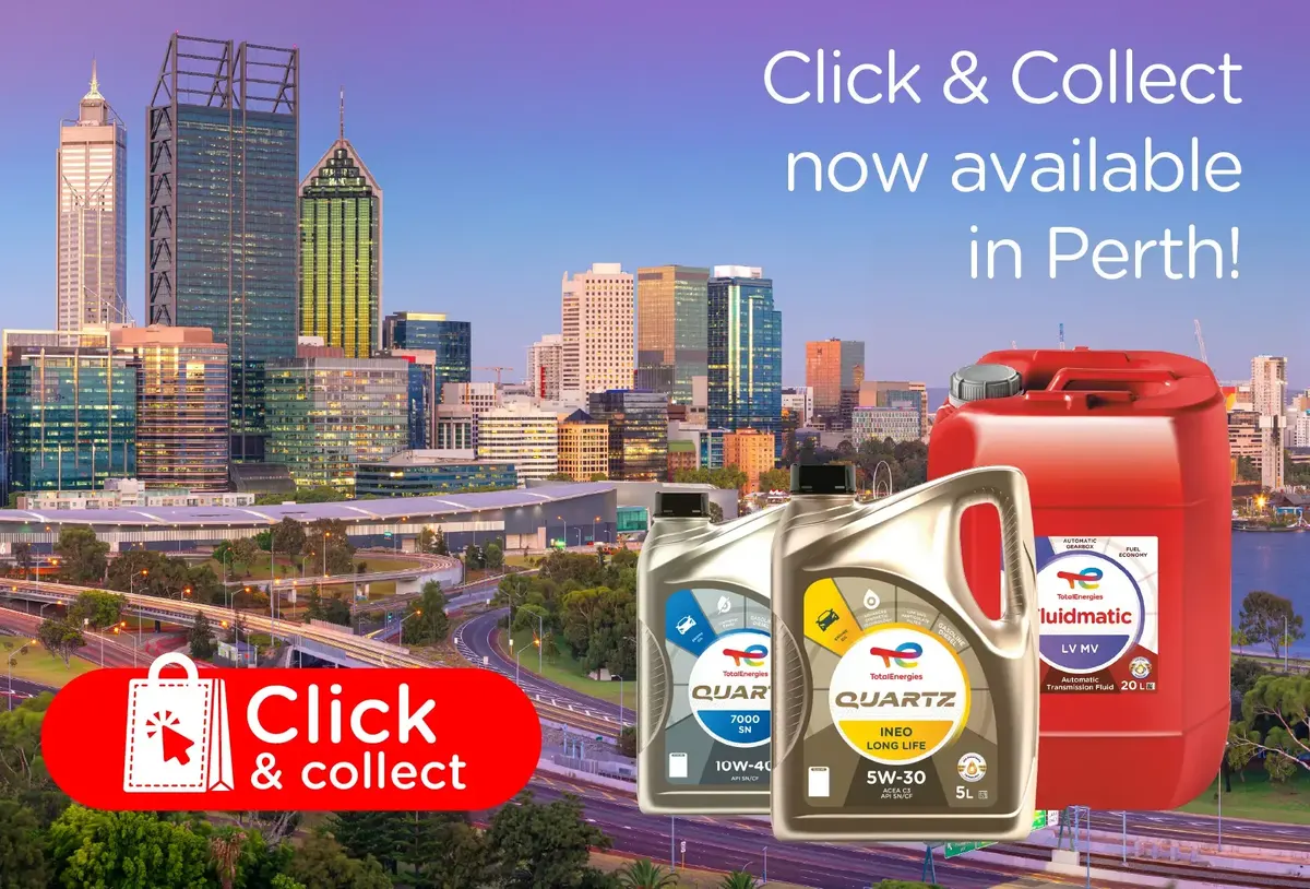 Click and collect now available in Perth, with TotalEnergies products